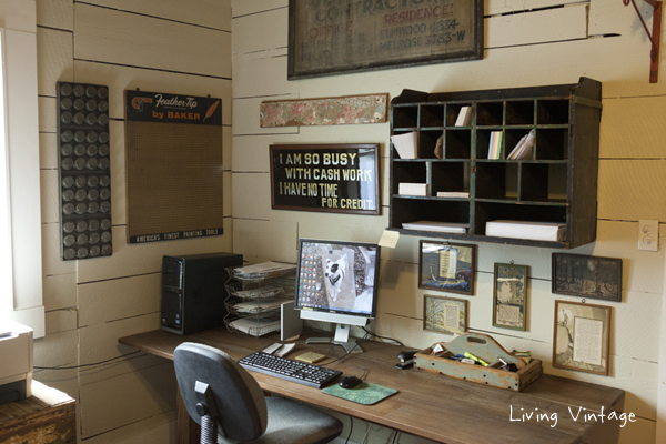 closeup of my desk - Living Vintage