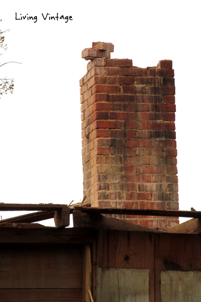 old fireplace stack